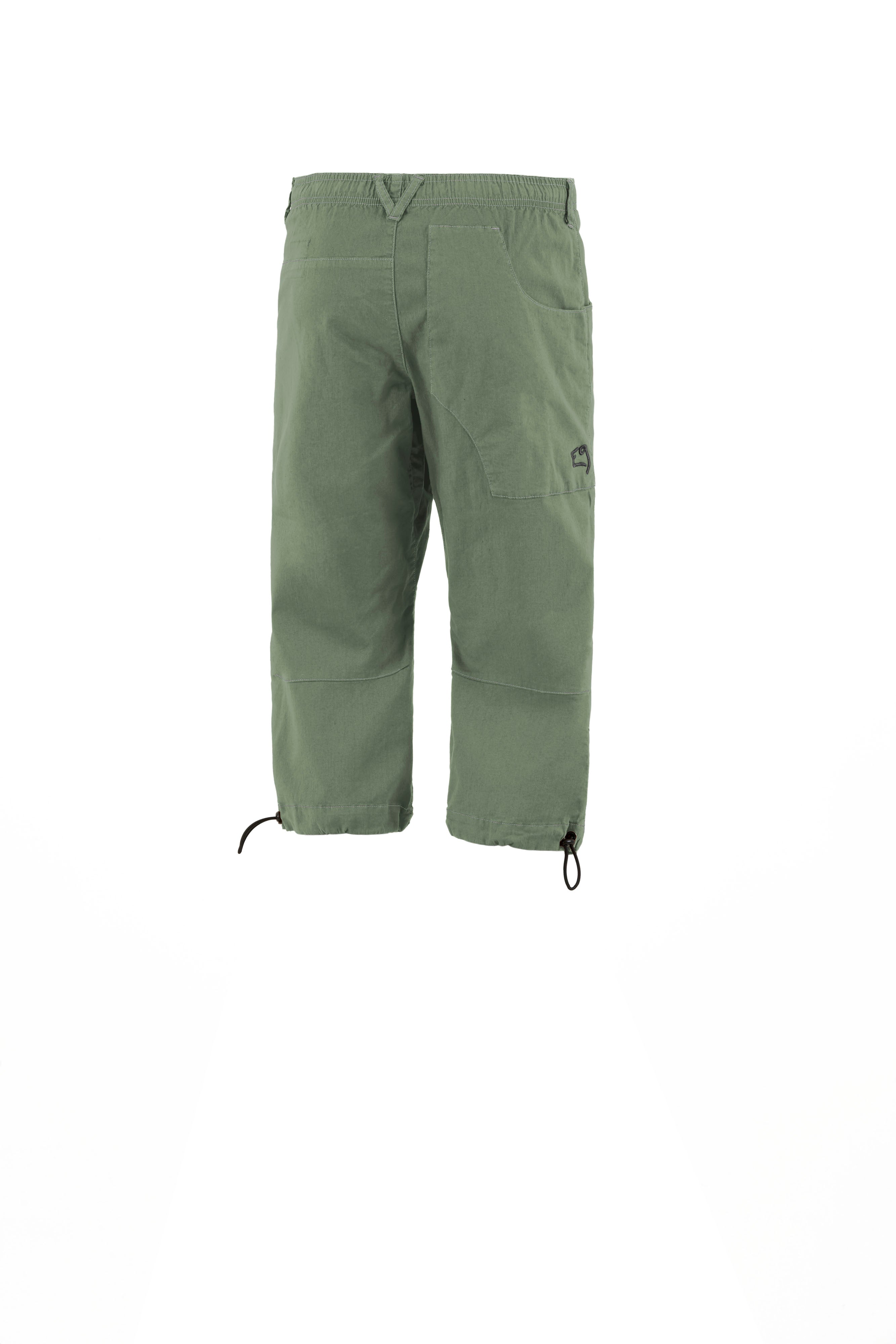 e9-fuoco-flax-3-4-kletterhose-agave-leinen-bio-baumwolle image 5