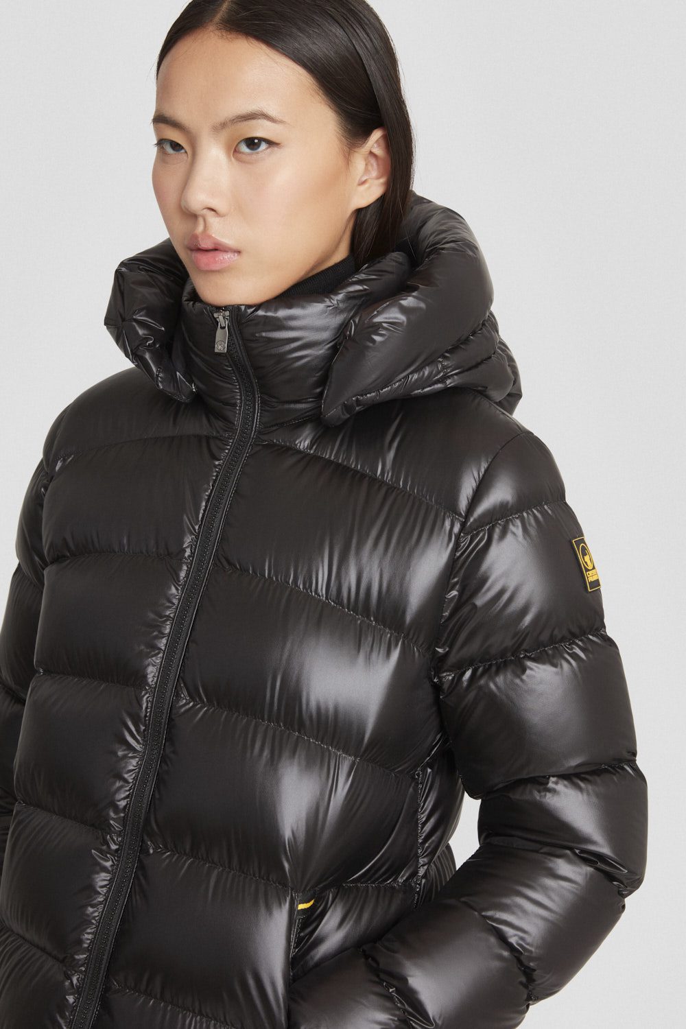 ciesse-piumini-daunenjacke-mittellang-schwarz-kapuze-800fp image 3