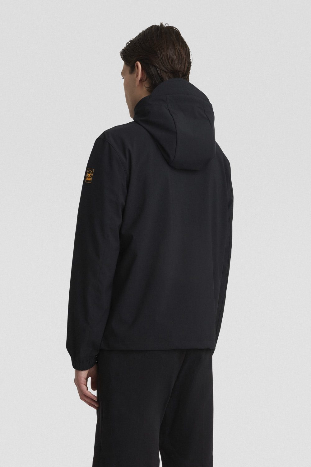 ciesse-outdoor-regenjacke-schwarz-softshell-wasserdicht-mit-kapuze image 4