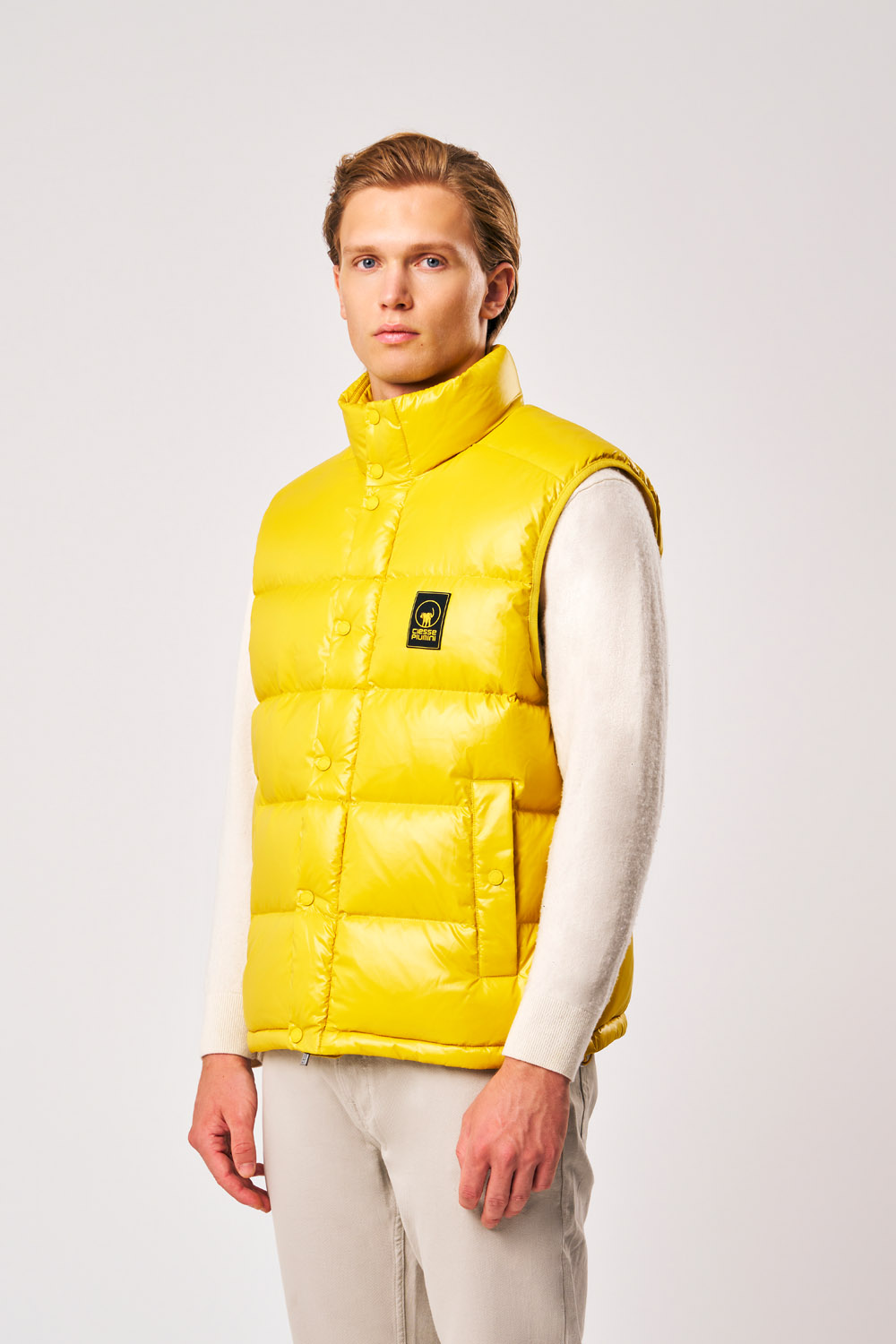 ciesse-outdoor-smain-daunenweste-gelb-herren-echt-daune image 2