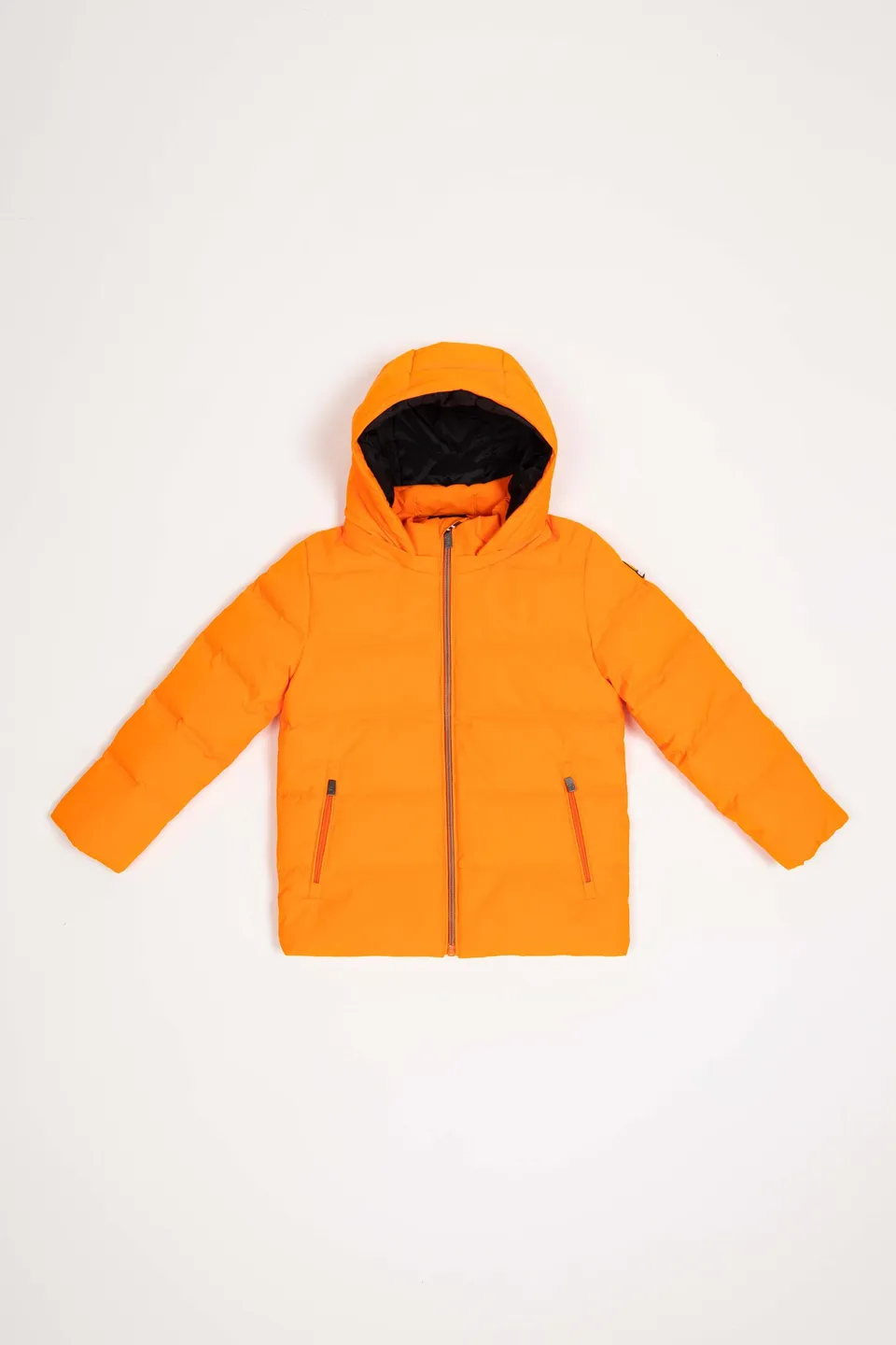 ciesse-piumini-cooper-boy-daunenjacke-orange-mit-kapuze image 1