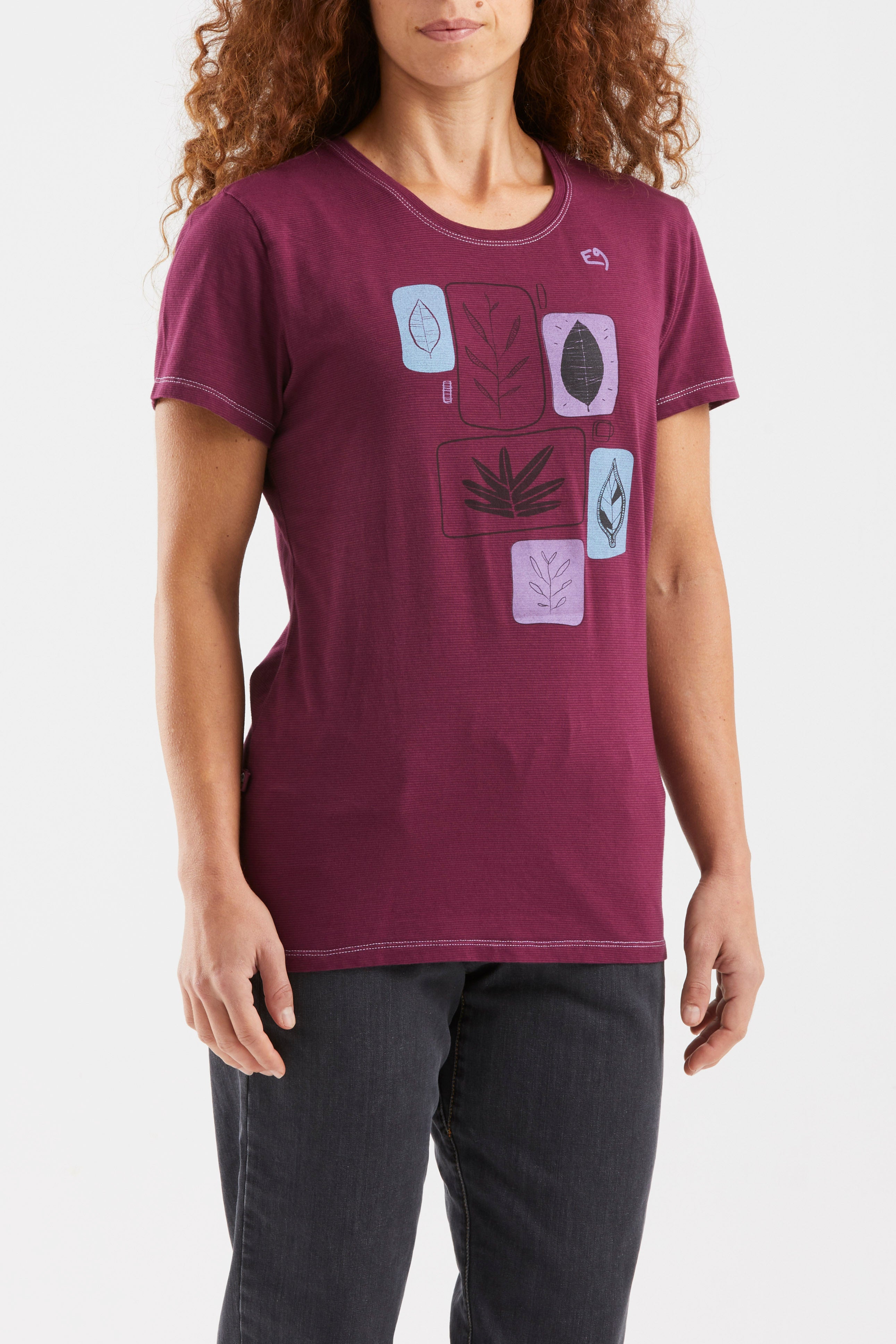 e9-pamma-t-shirt-sangria-gr-m-bambus-baumwolle image 3