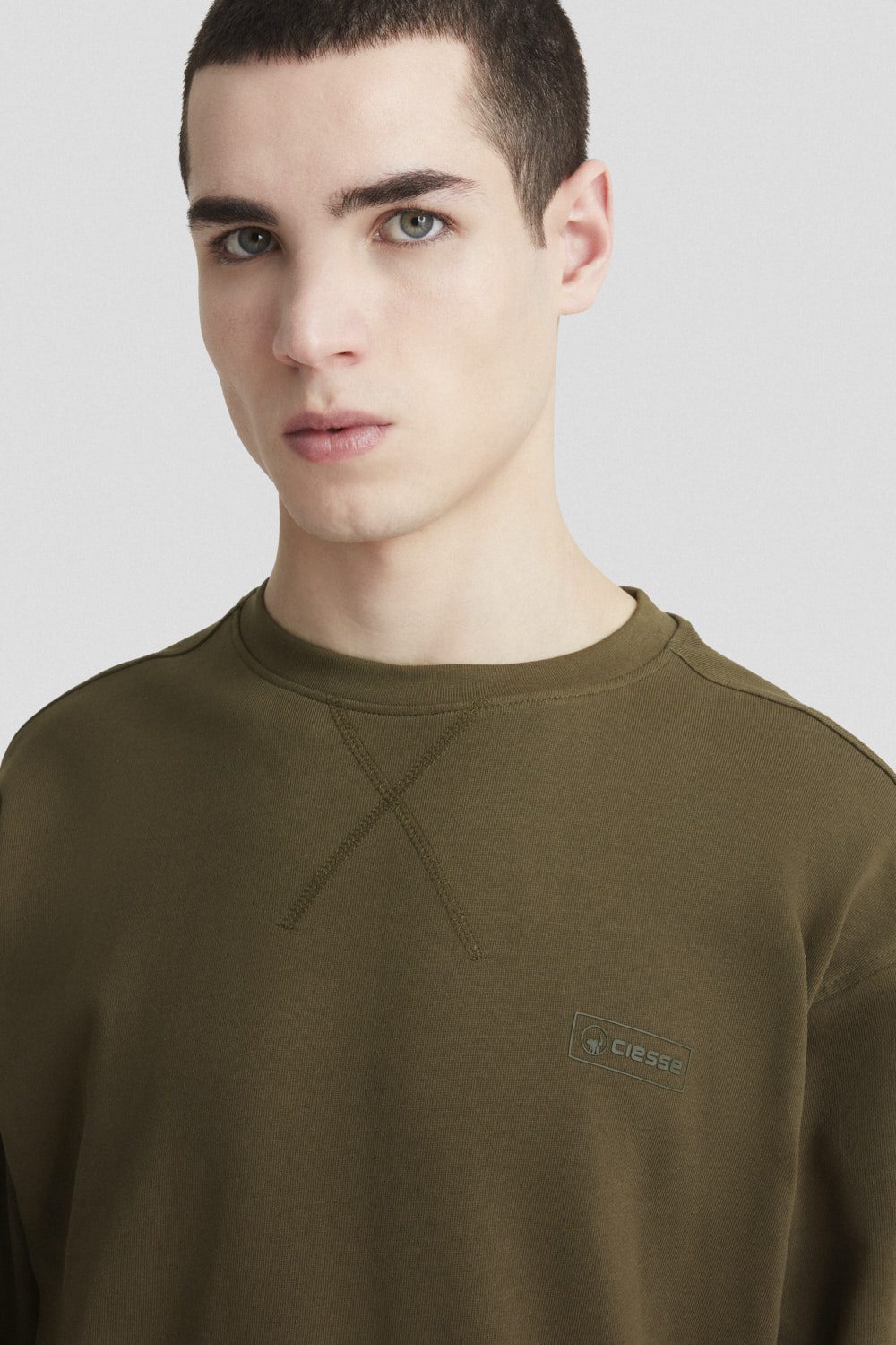 ciesse-outdoor-sweatshirt-rundhals-gr-n-baumwolle image 3