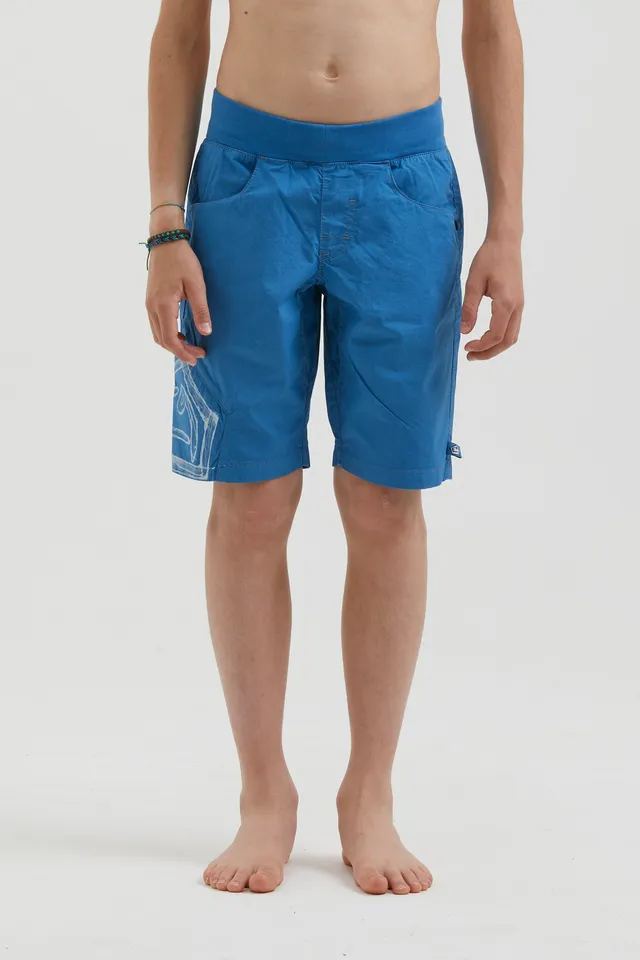 e9-b-pentago2-kinder-shorts-deep-blue-bio-baumwolle image 1