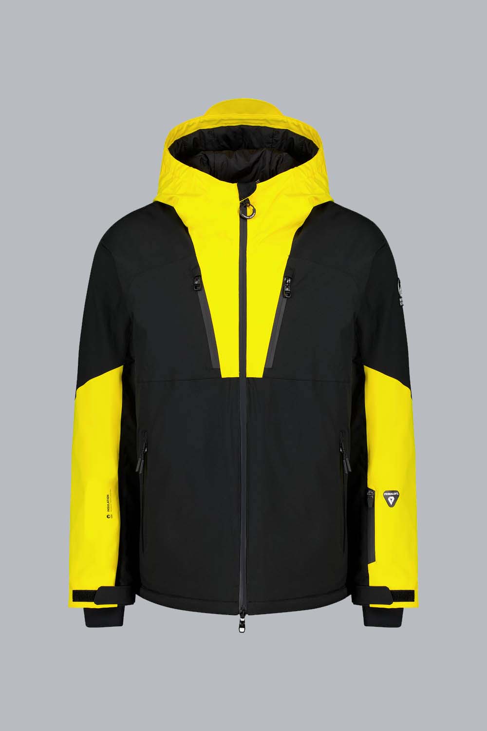 ciesse-bleis-skijacke-schwarz-primaloft-kapuze image 1
