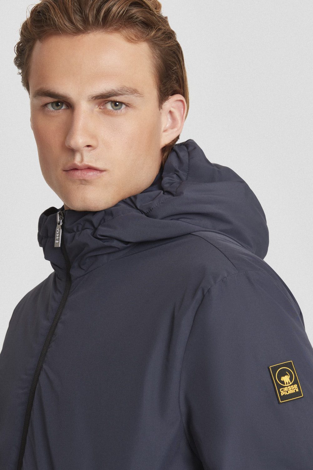 ciesse-giacche-invernali-winterjacke-blau-mit-kapuze image 3
