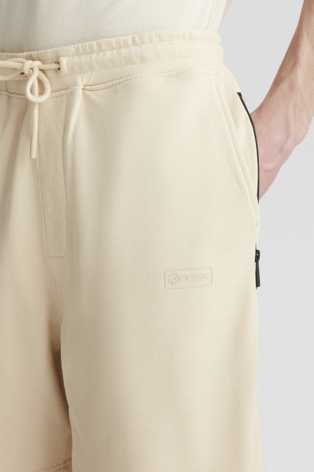 ciesse-outdoor-pantaloni-shorts-beige-baumwolle-kordel image 3