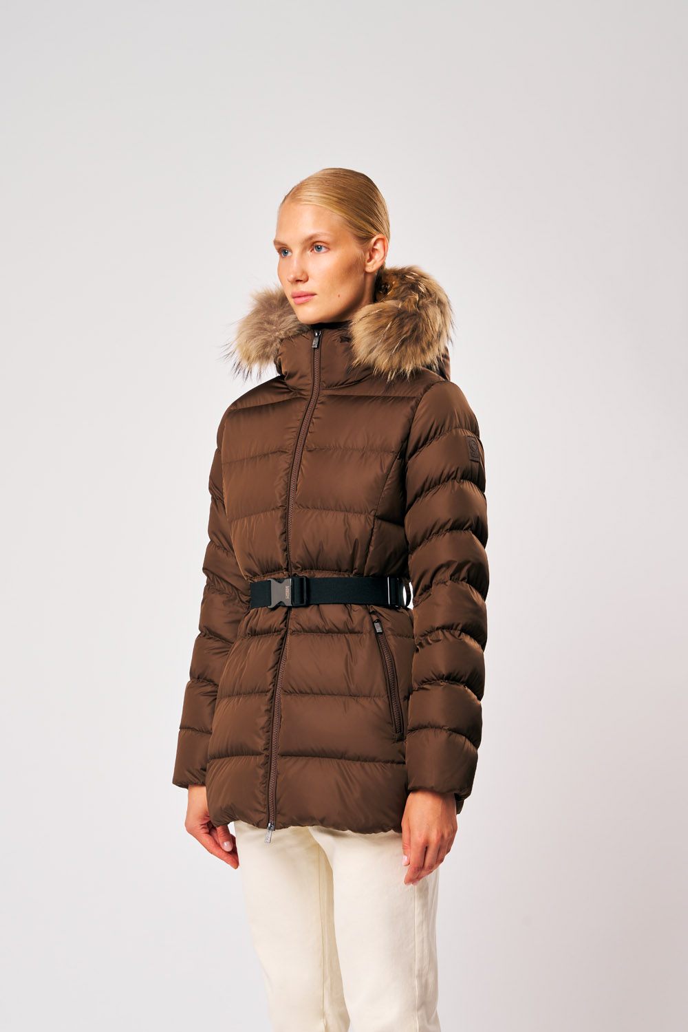 ciesse-outdoor-rosalia-real-fur-daunenjacke-braun-echtpelz image 1