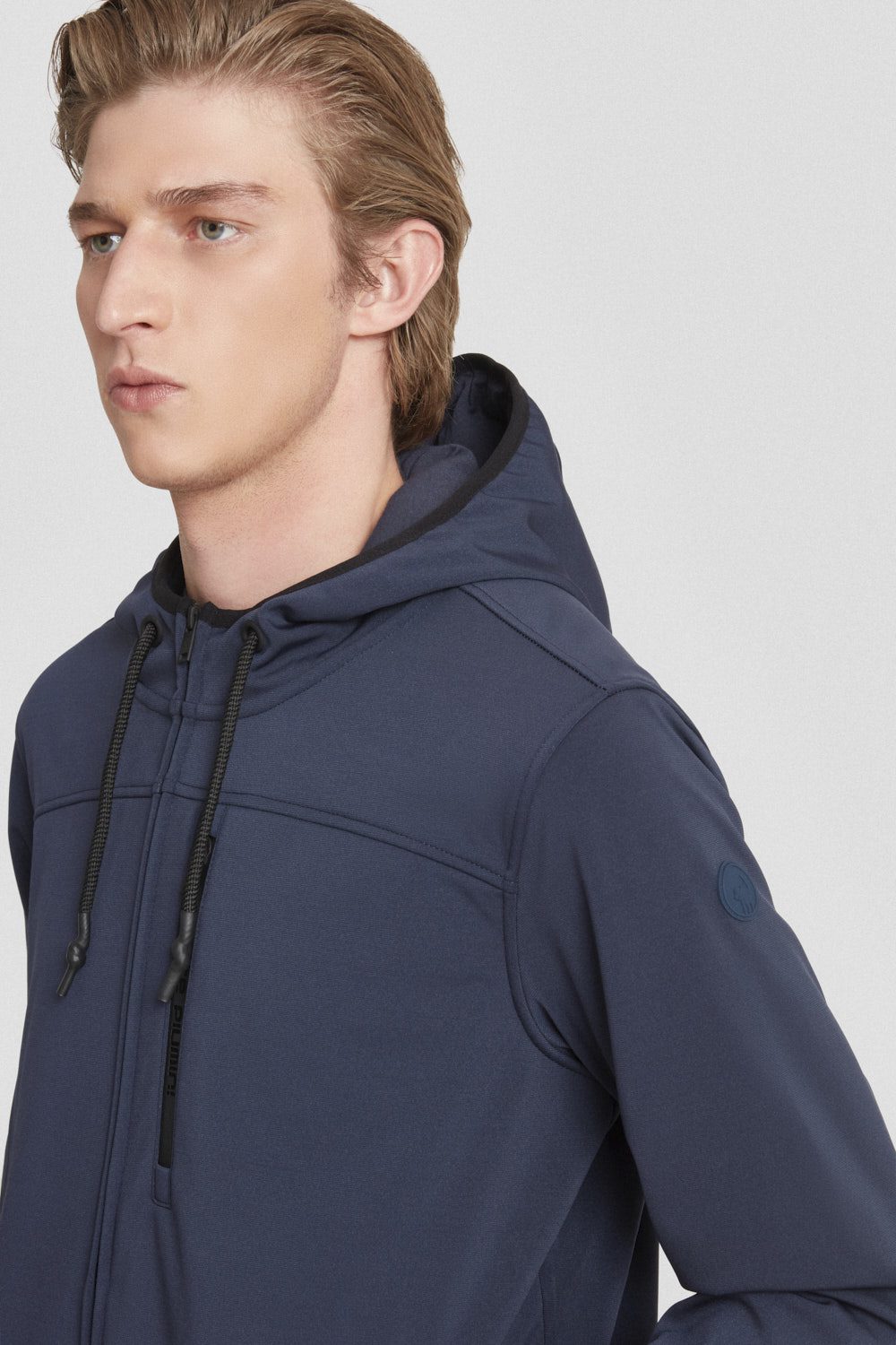 ciesse-outdoor-felpa-kapuzenjacke-herren-blau-polyester-zip image 3