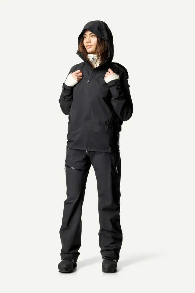 houdini-bff-jacket-hardshelljacke-damen-true-black-wasserdicht image 1