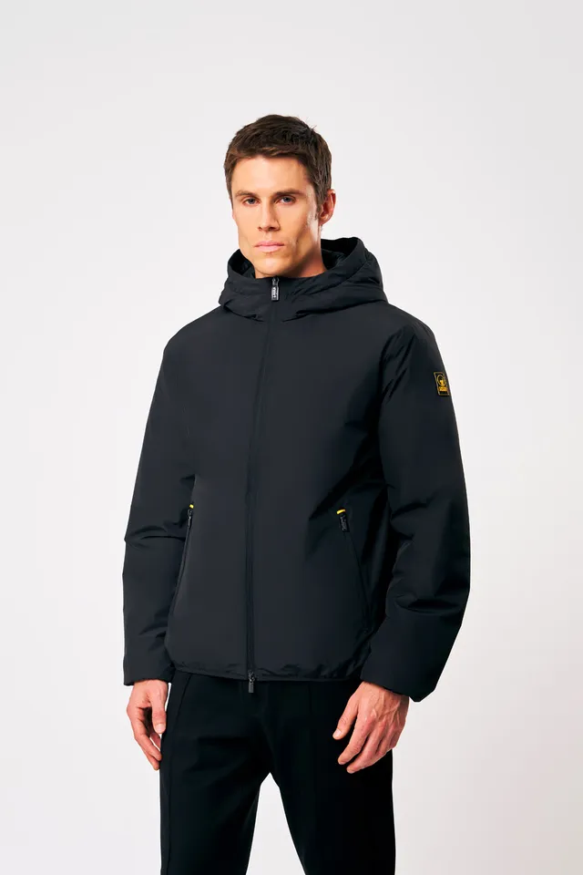 ciesse-outdoor-peter-herren-winterjacke-schwarz-mit-kapuze image 1