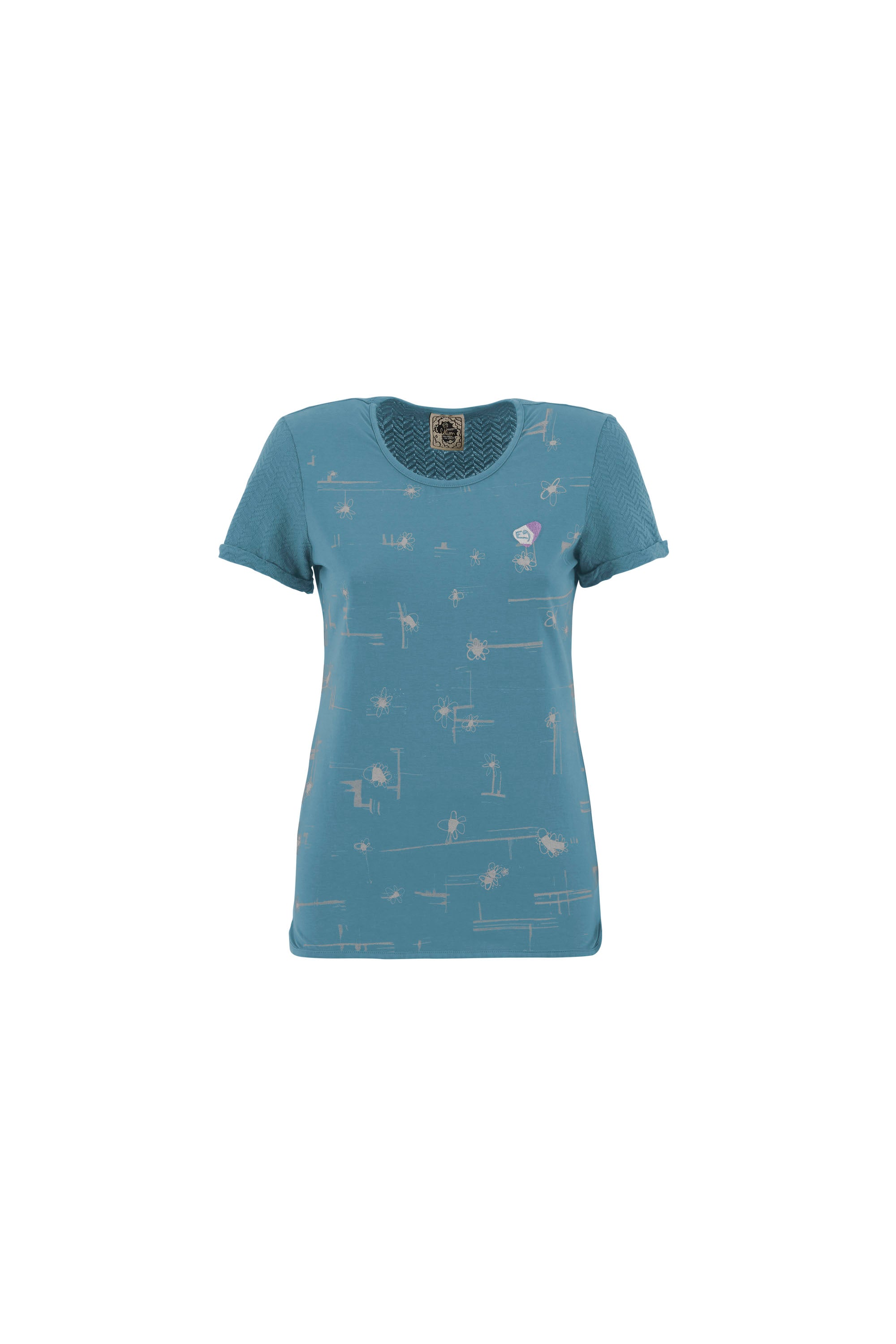 e9-gory-t-shirt-ocean-blue-bio-baumwolle image 4