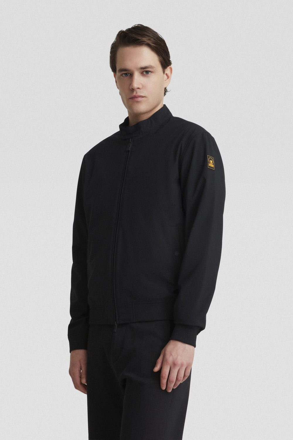 ciesse-outdoor-softshelljacke-schwarz-full-zip-wasserdicht image 2
