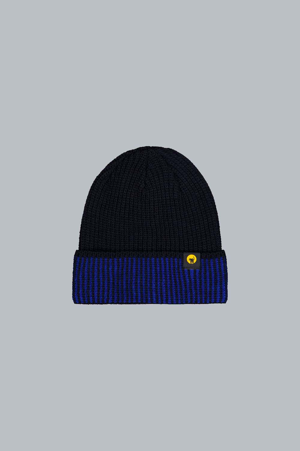 ciesse-outdoor-rotty-strickm-tze-blau-rippe-mit-umschlag image 1