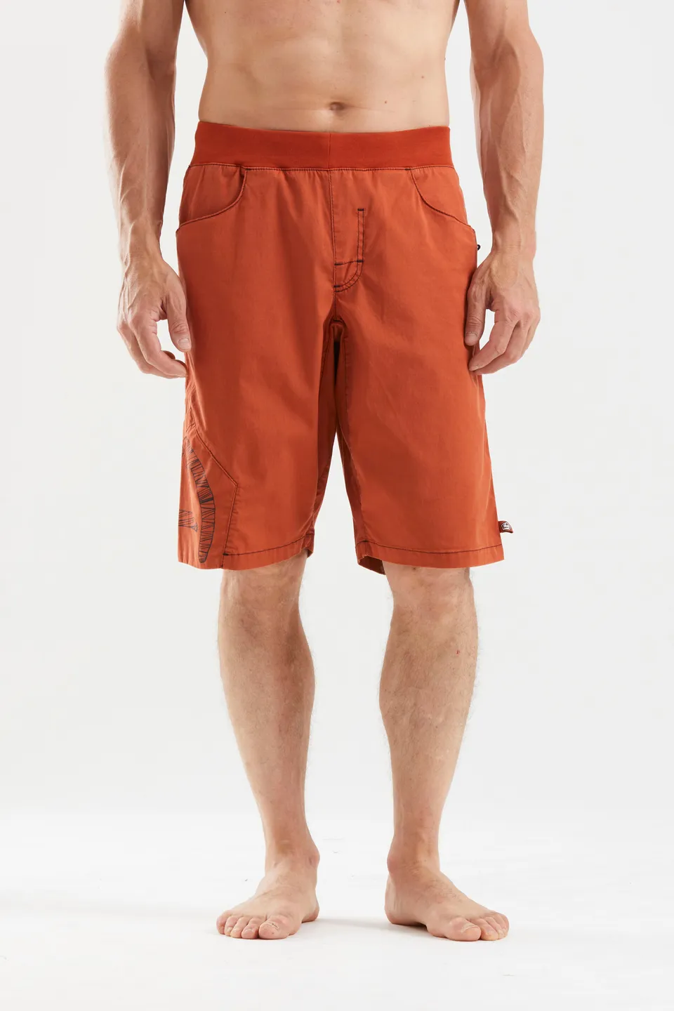 e9-pentago-peace-klettershorts-grape-lyocell-regular-fit image 1