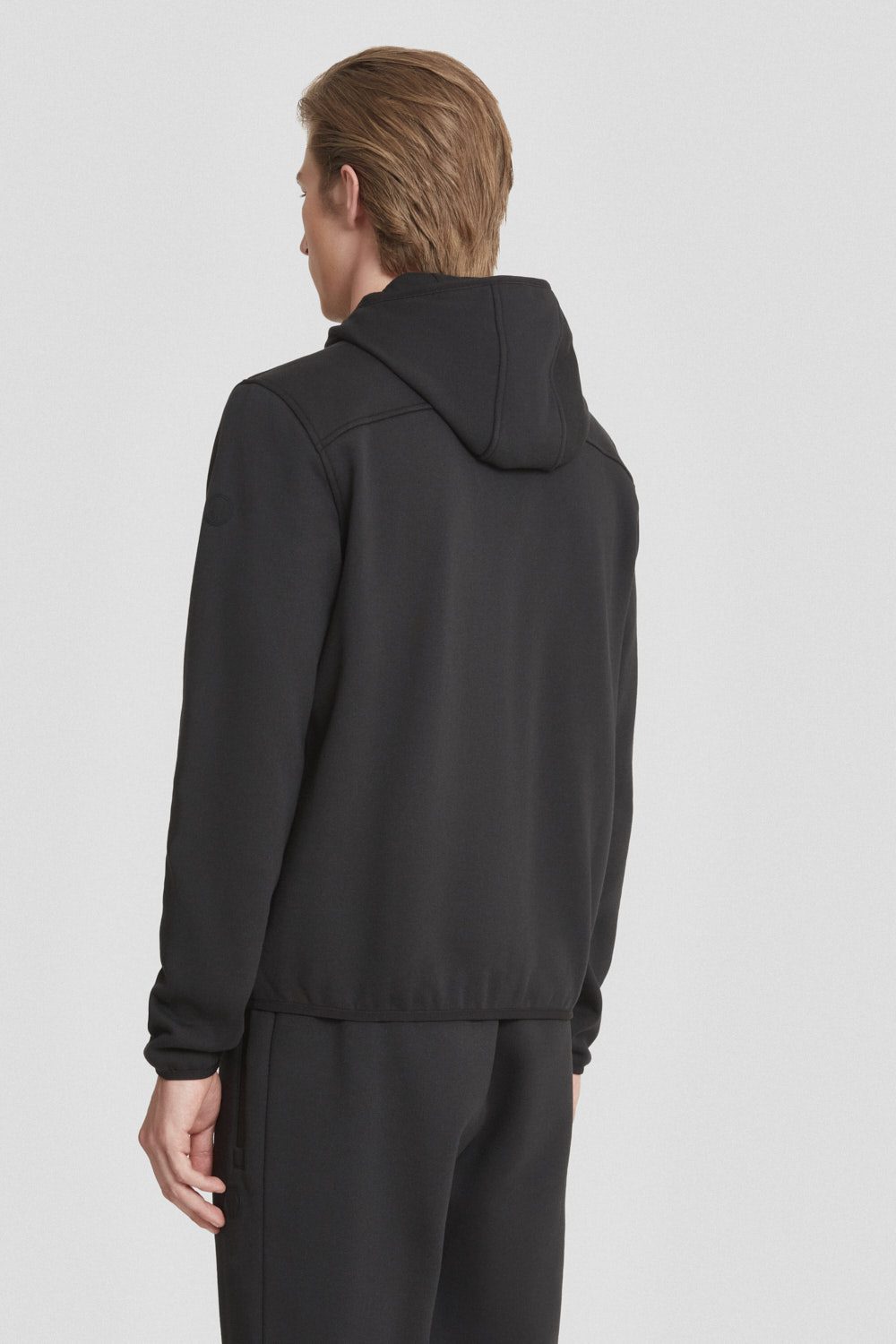 ciesse-hoodie-schwarz-herren-mit-kapuze-brusttasche image 4