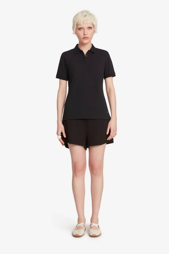 ciesse-outdoor-aria-3-0-polohemd-damen-schwarz-baumwolle image 1