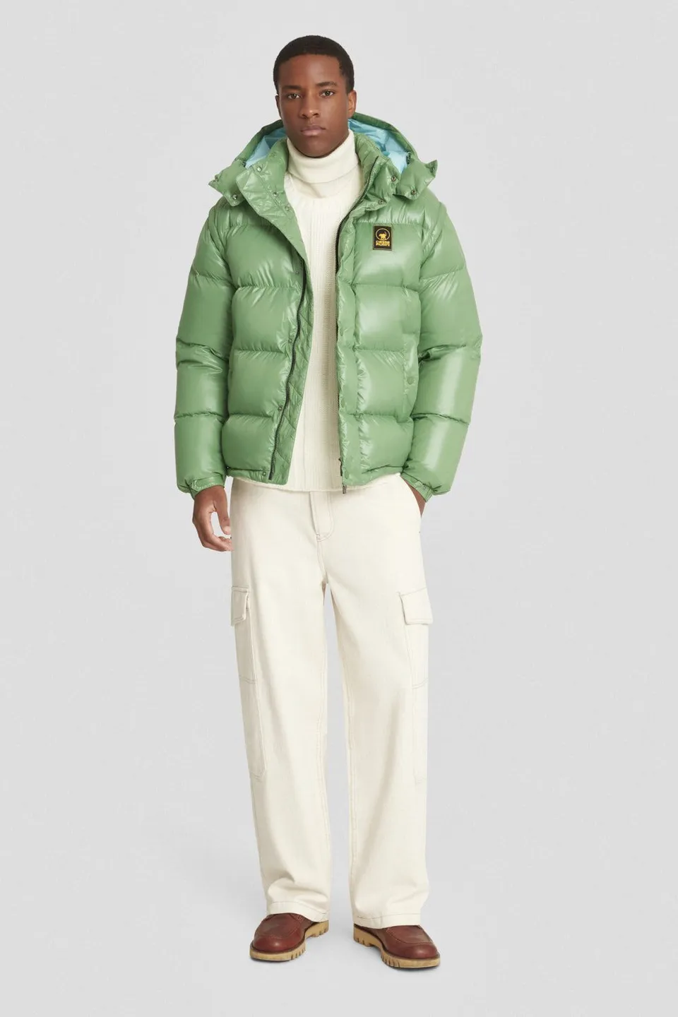 ciesse-outdoor-piumini-daunenjacke-gr-n-kapuze-rmel-abnehmbar image 1