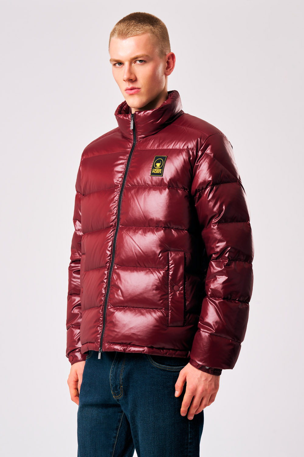 ciesse-omar-daunenjacke-bordeaux-herren-echt-daune image 2