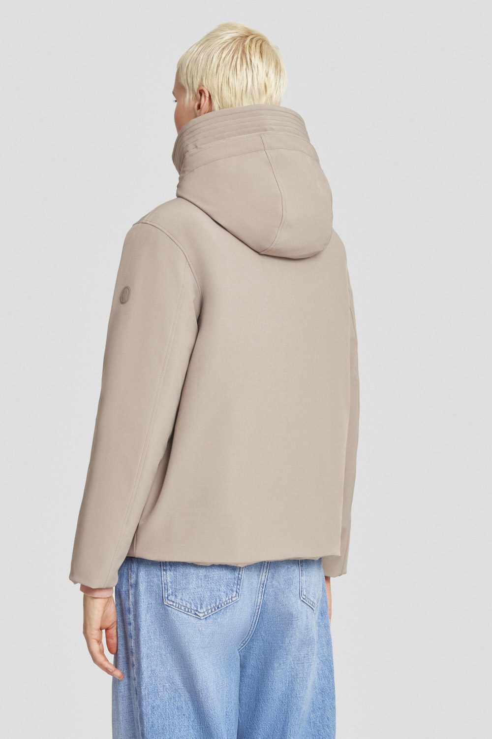 ciesse-outdoor-softshelljacke-kurz-beige-box-fit image 4