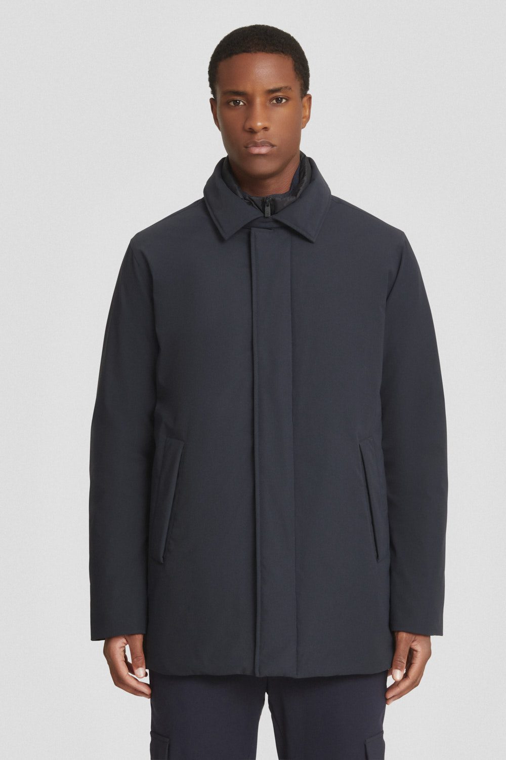 ciesse-outdoor-softshelljacke-lang-blau-hemdkragen image 2