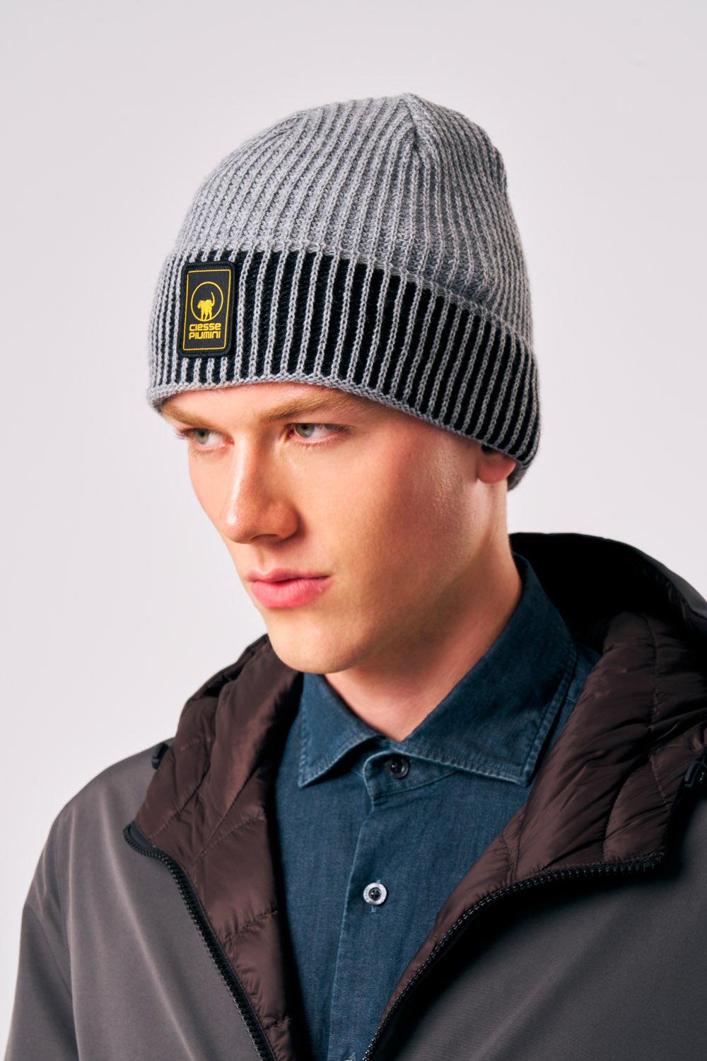ciesse-outdoor-rotty-2-0-strickm-tze-grau-rippstrick image 4