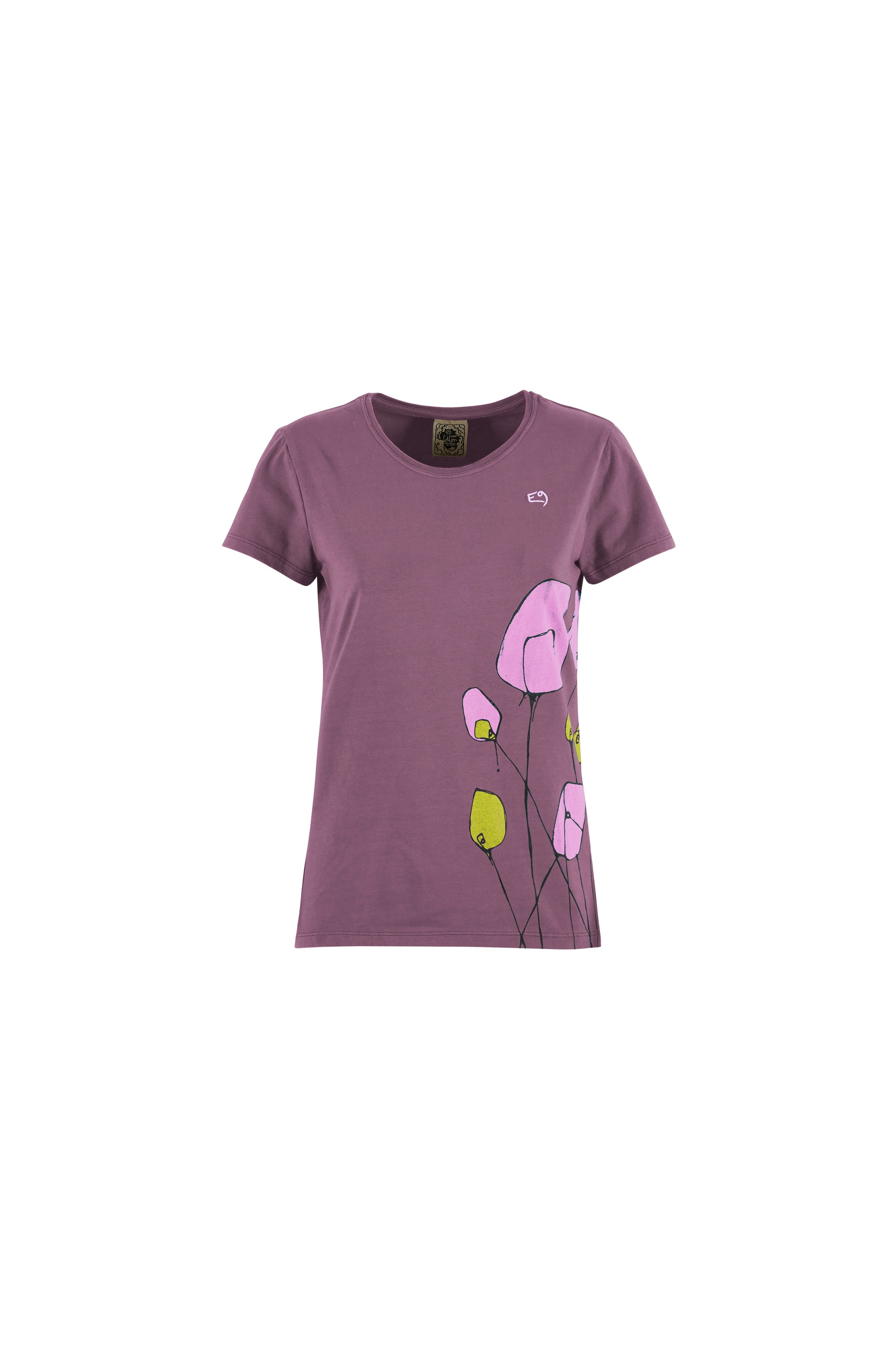 e9-bibi-t-shirt-bio-baumwolle-ash-s-slim-fit image 7