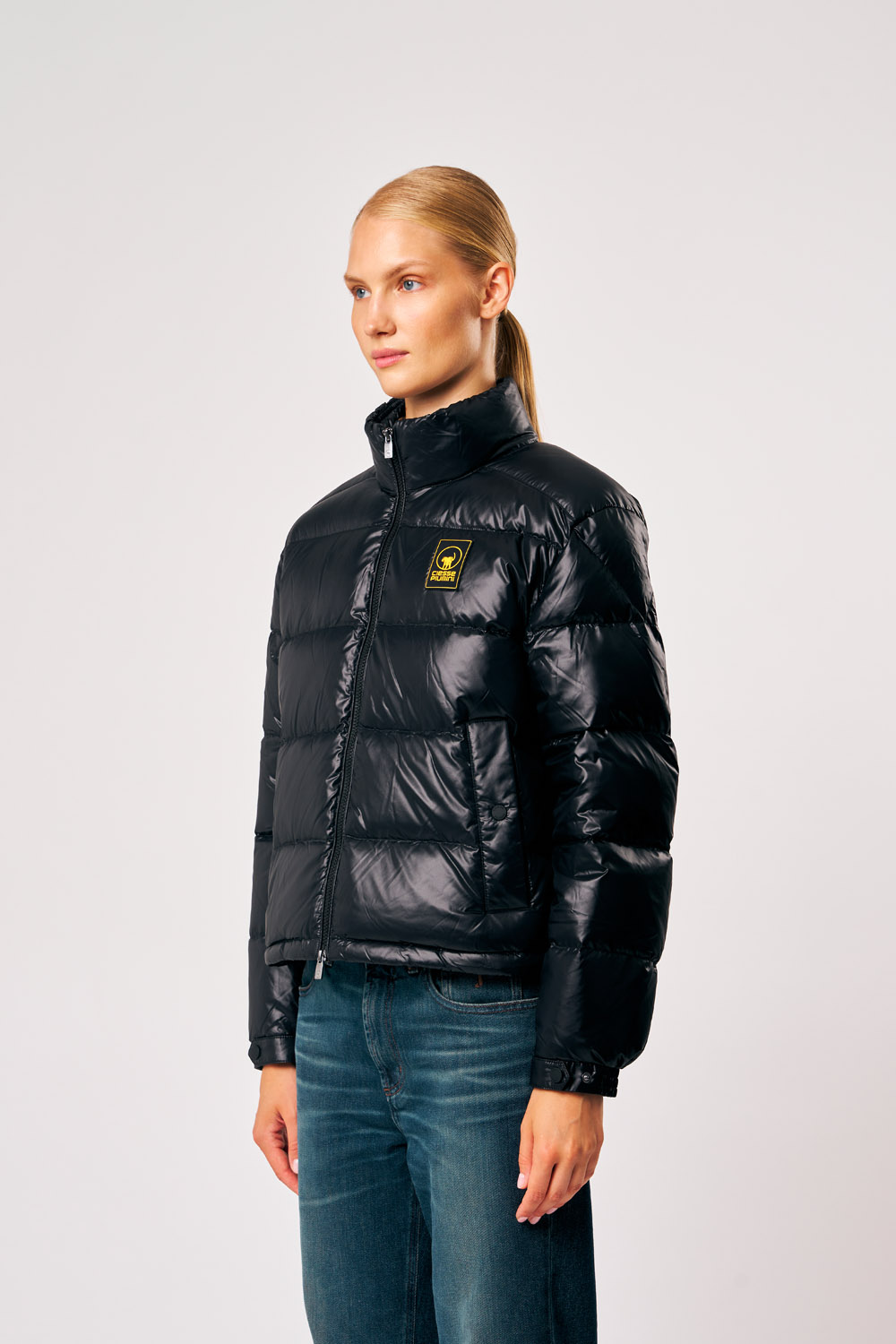 ciesse-piumini-noletta-daunenjacke-damen-schwarz-ohne-kapuze image 2