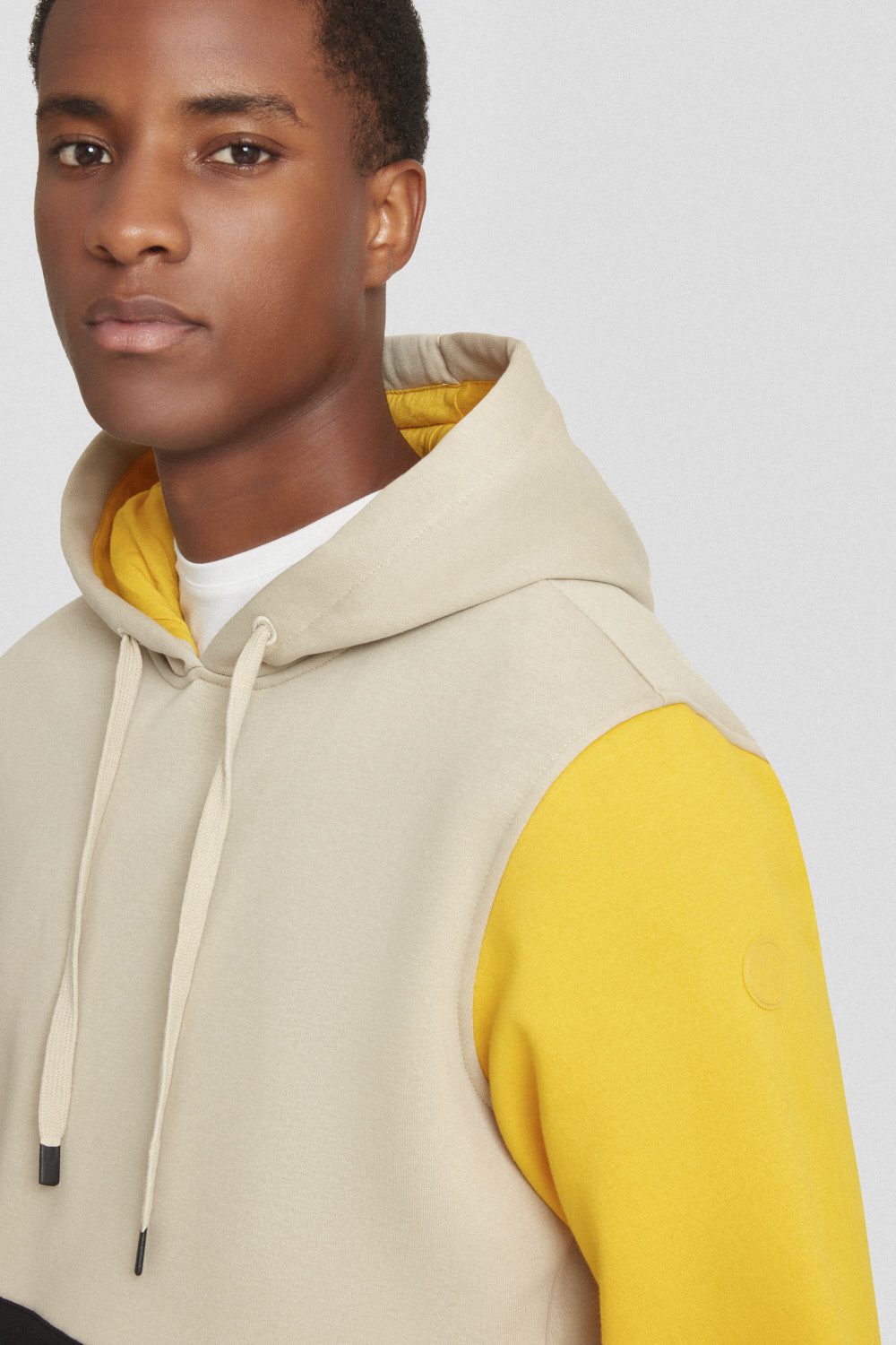 ciesse-outdoor-felpe-hoodie-beige-gelb-baumwolle image 3