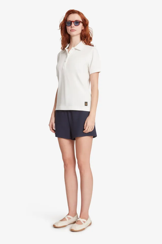 ciesse-aria-3-0-damen-polohemd-wei-baumwolle-piqu image 1