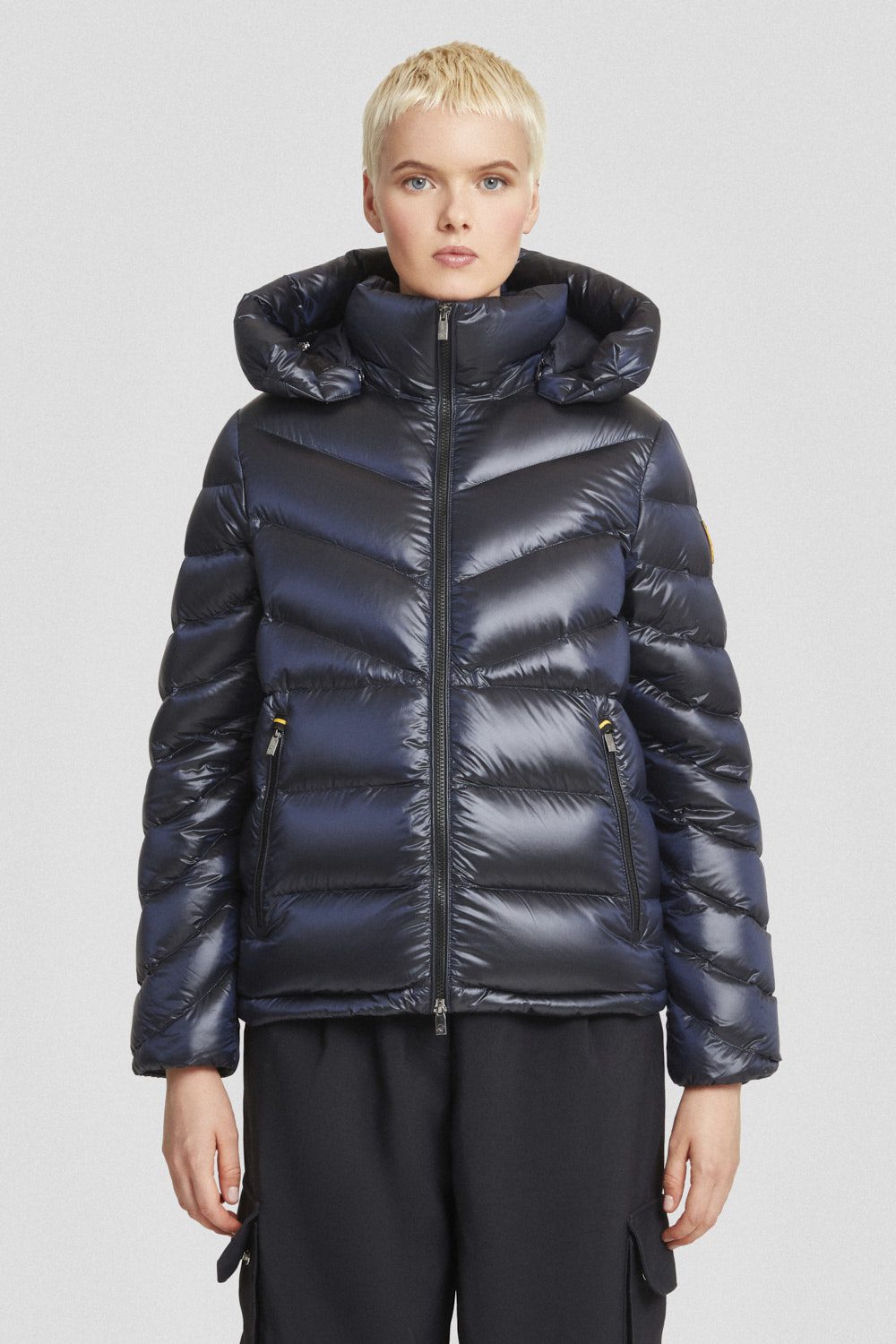 ciesse-outdoor-piumini-kurze-daunenjacke-blau-kapuze-abnehmbar image 2