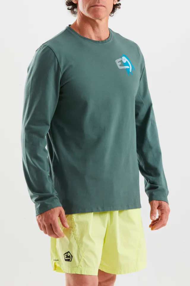 e9-flic-langarmshirt-bio-caramel-s-regular-fit image 1