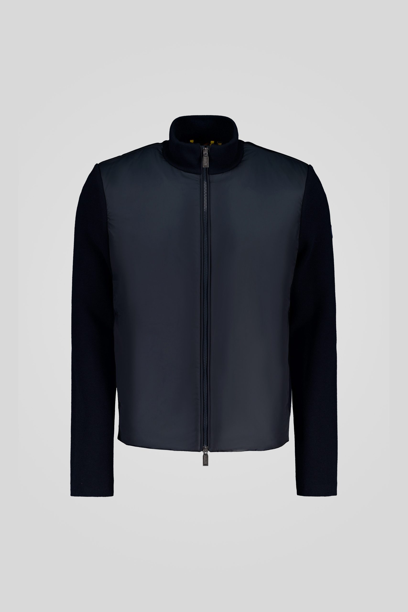ciesse-jacke-blau-leicht-mit-strick-rmeln-regular image 5