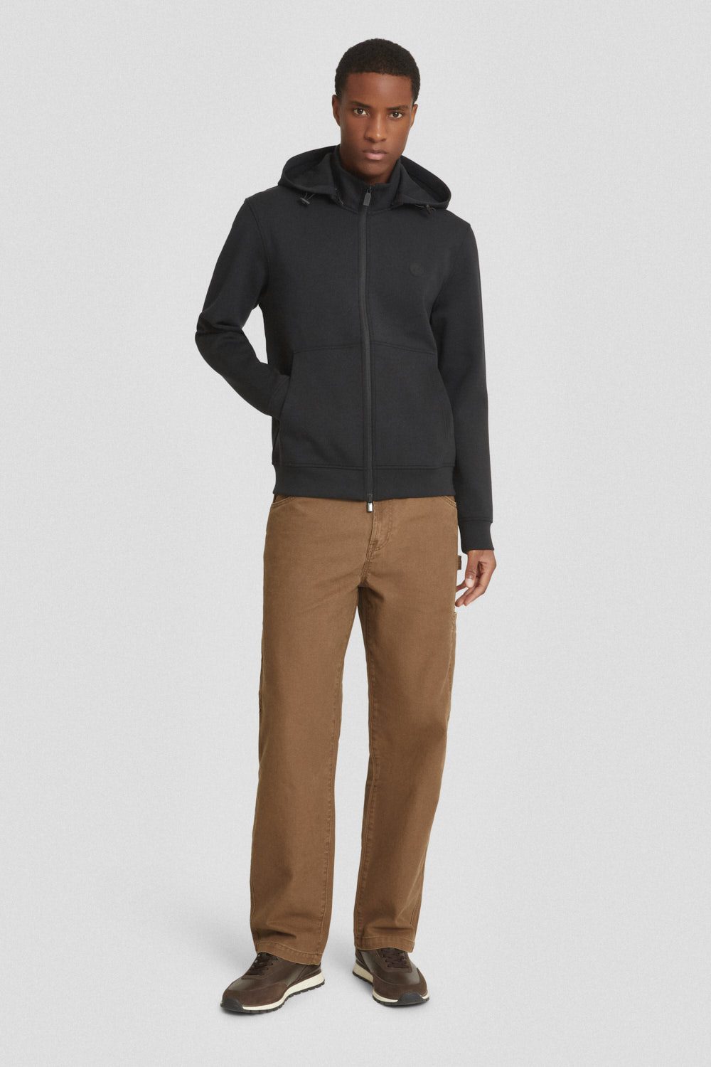 ciesse-outdoor-felpe-hoodie-schwarz-mit-abnehmbarer-kapuze image 2