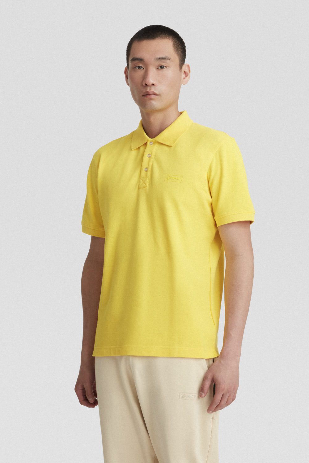 ciesse-outdoor-polo-gelb-baumwolle-jersey-stretch-herren image 2