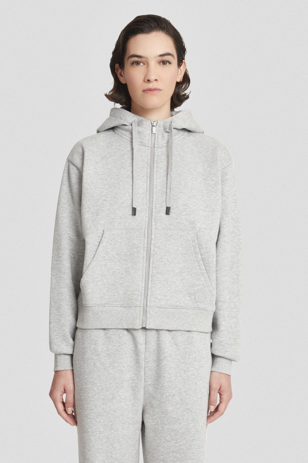 ciesse-outdoor-sweatjacke-grau-kapuze-rei-verschluss image 1