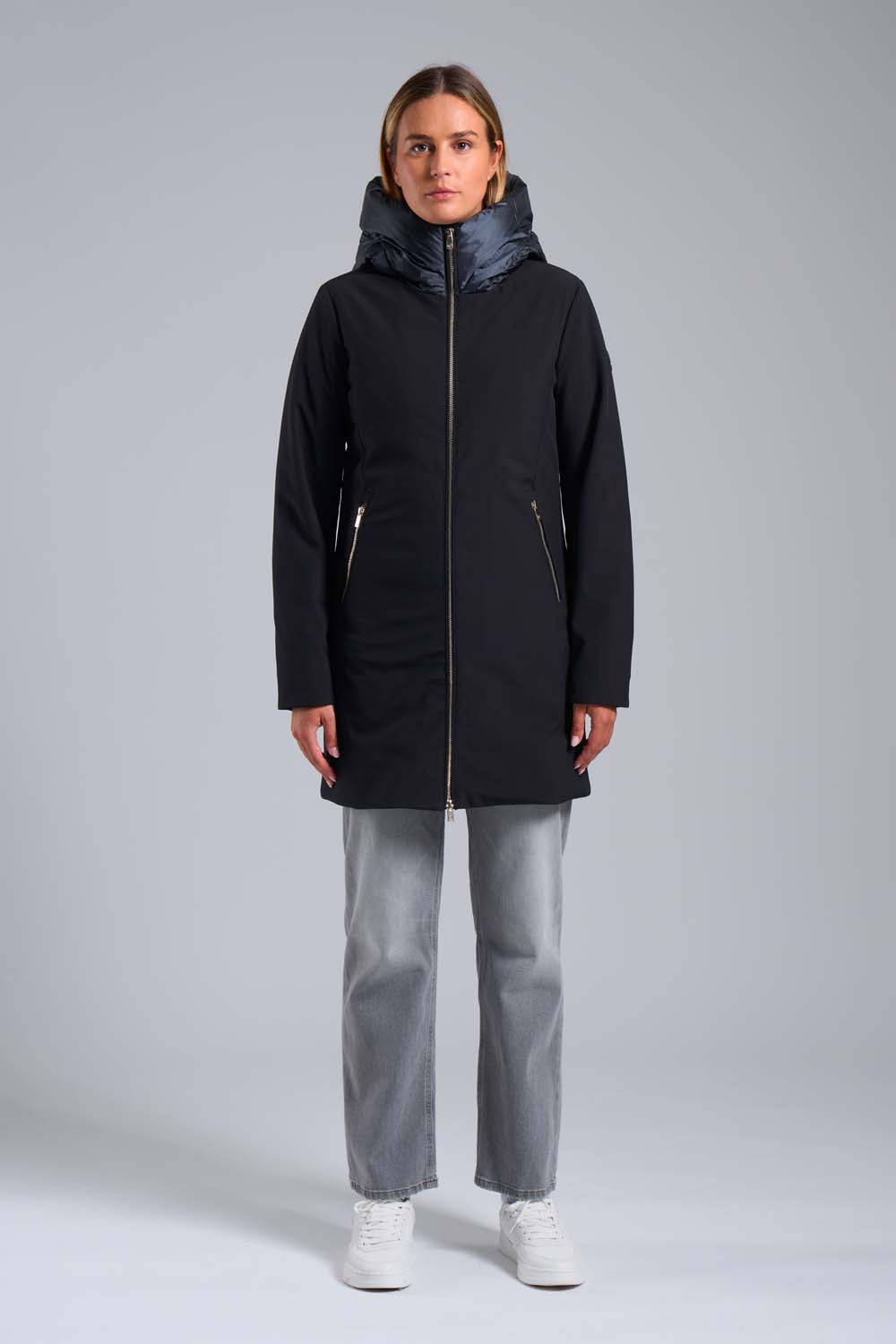 ciesse-outdoor-mire-2-2-softshelljacke-schwarz-lang-kapuze image 1