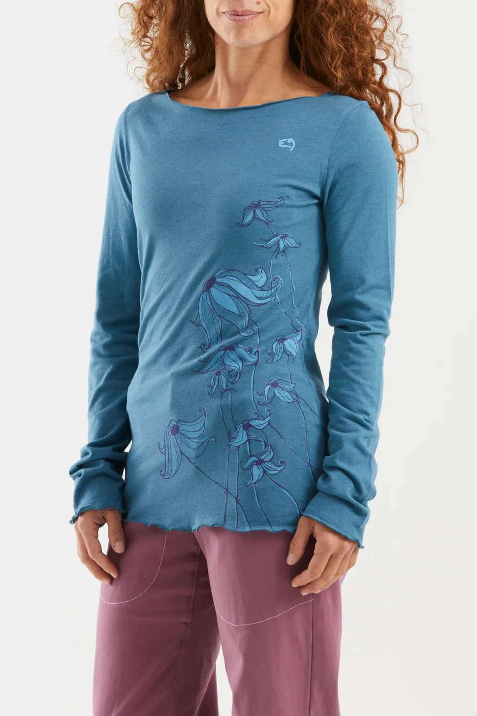 e9-sibilla-langarm-kleid-parakeet-floral-slim-fit image 1
