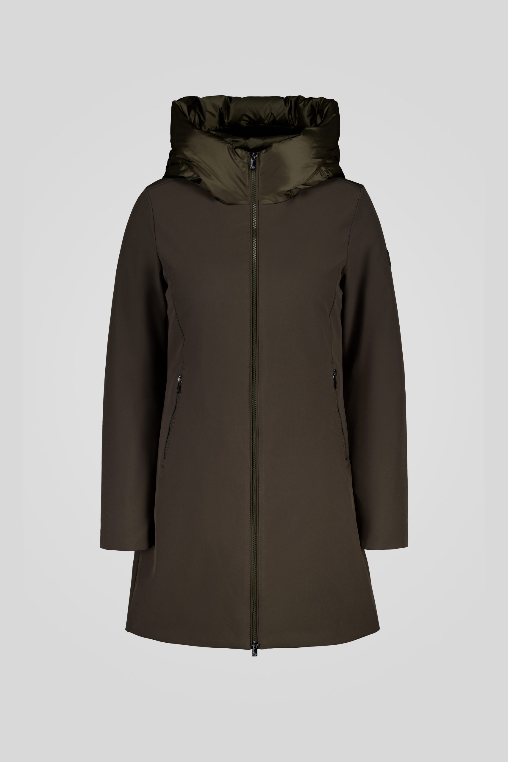 ciesse-outdoor-winterjacke-herren-oliv-softshell-daunen-lang image 5