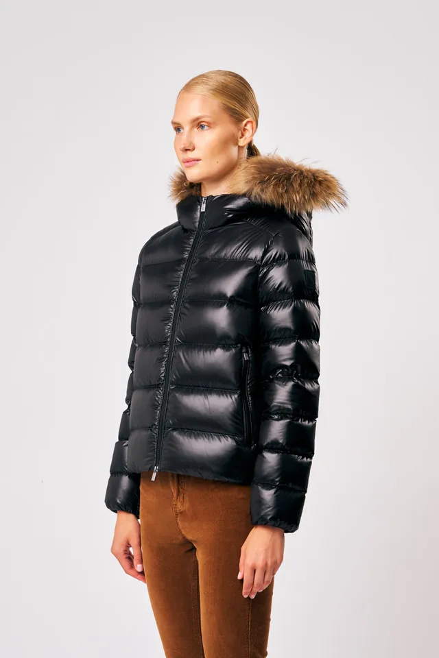 ciesse-outdoor-lia-real-fur-winterjacke-damen-schwarz-pelz image 1