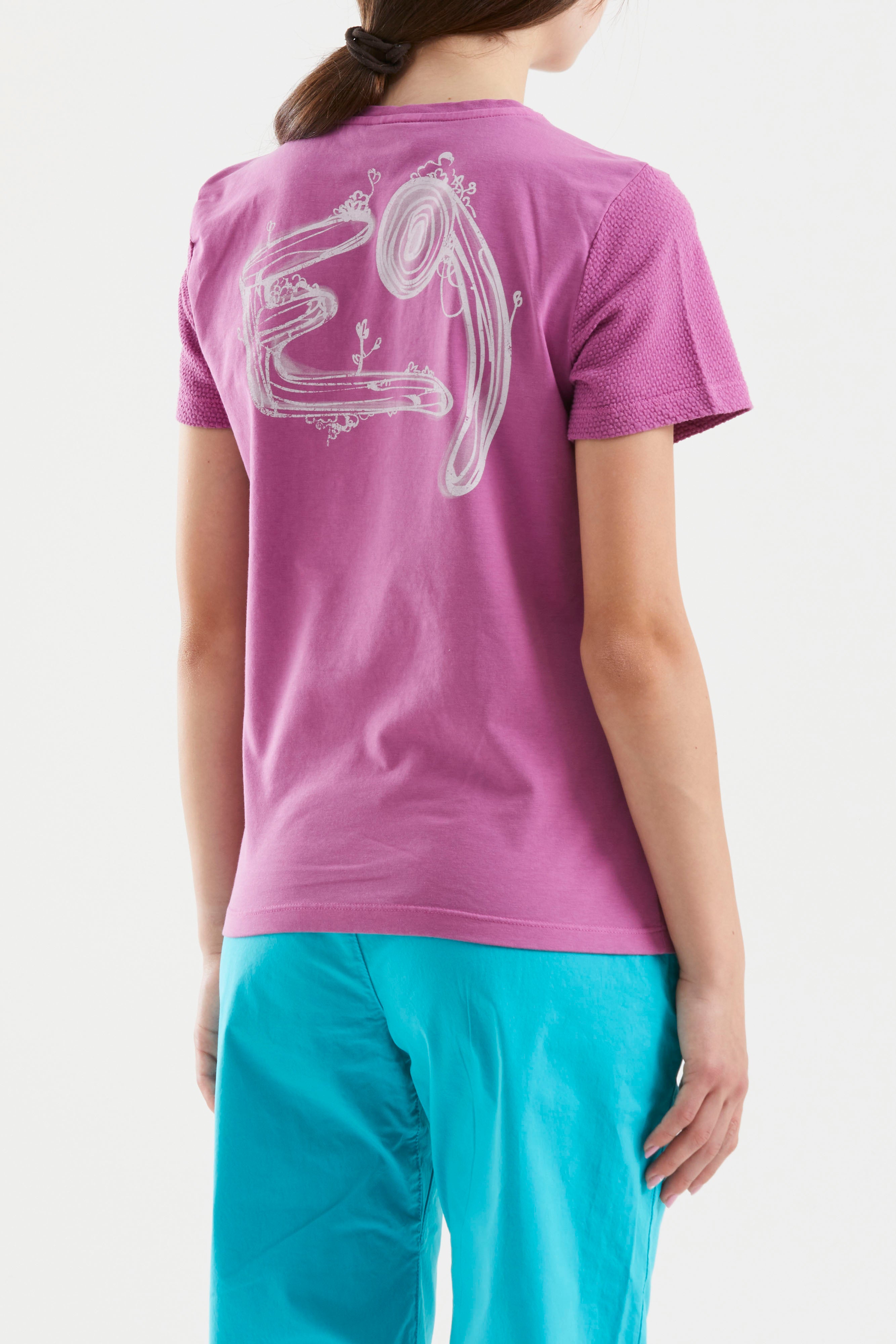 e9-b-awa-t-shirt-emerald-kinder-slim-fit-bio-baumwolle image 3