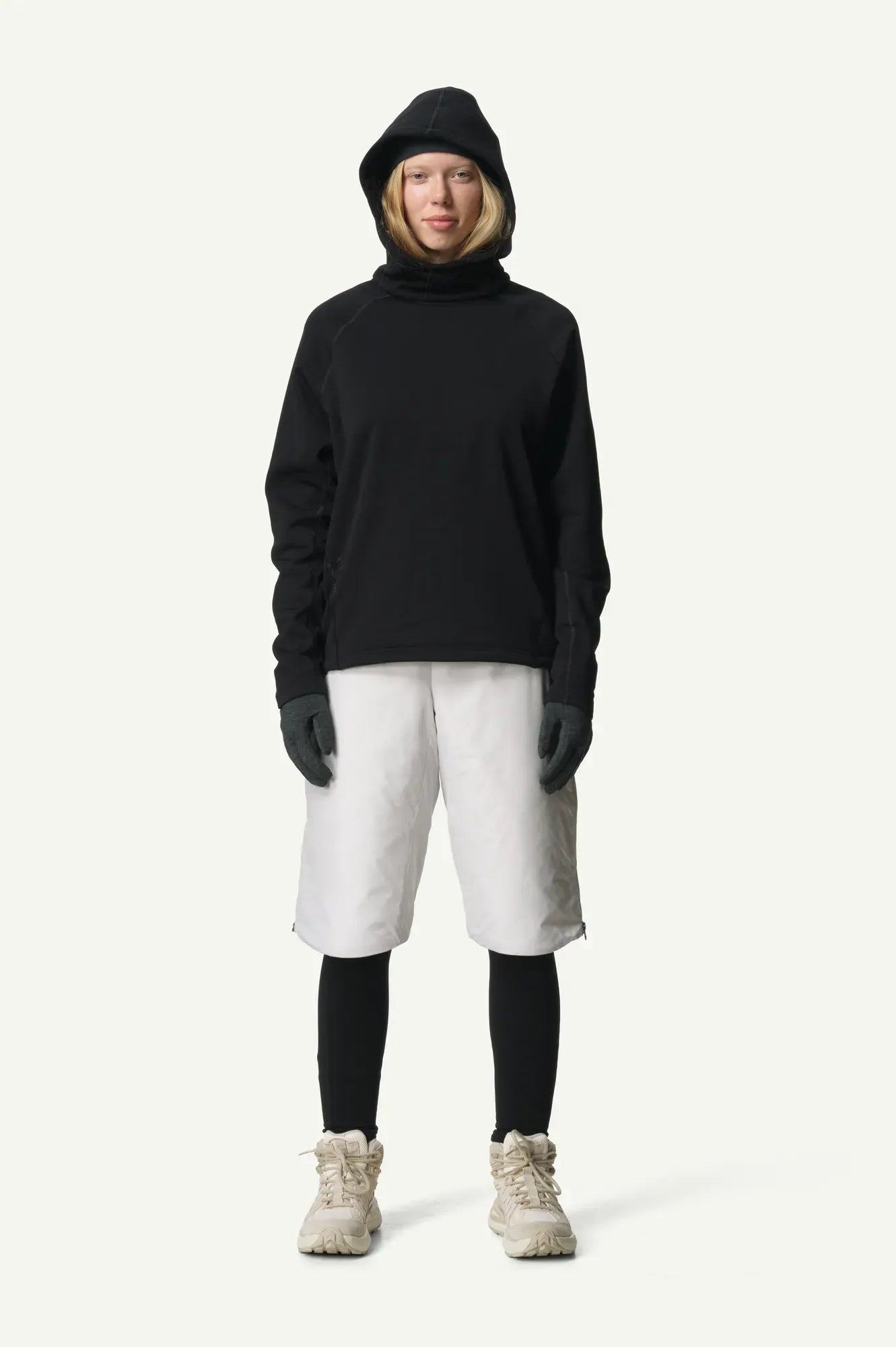 houdini-boxer-houdi-fleece-hoodie-damen-true-black image 5