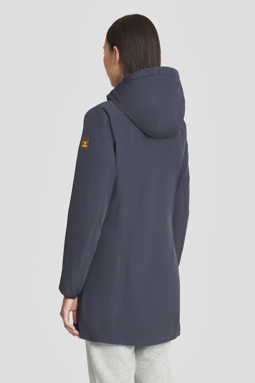 ciesse-giacche-invernali-winterjacke-lang-blau-kapuze-dwr image 4