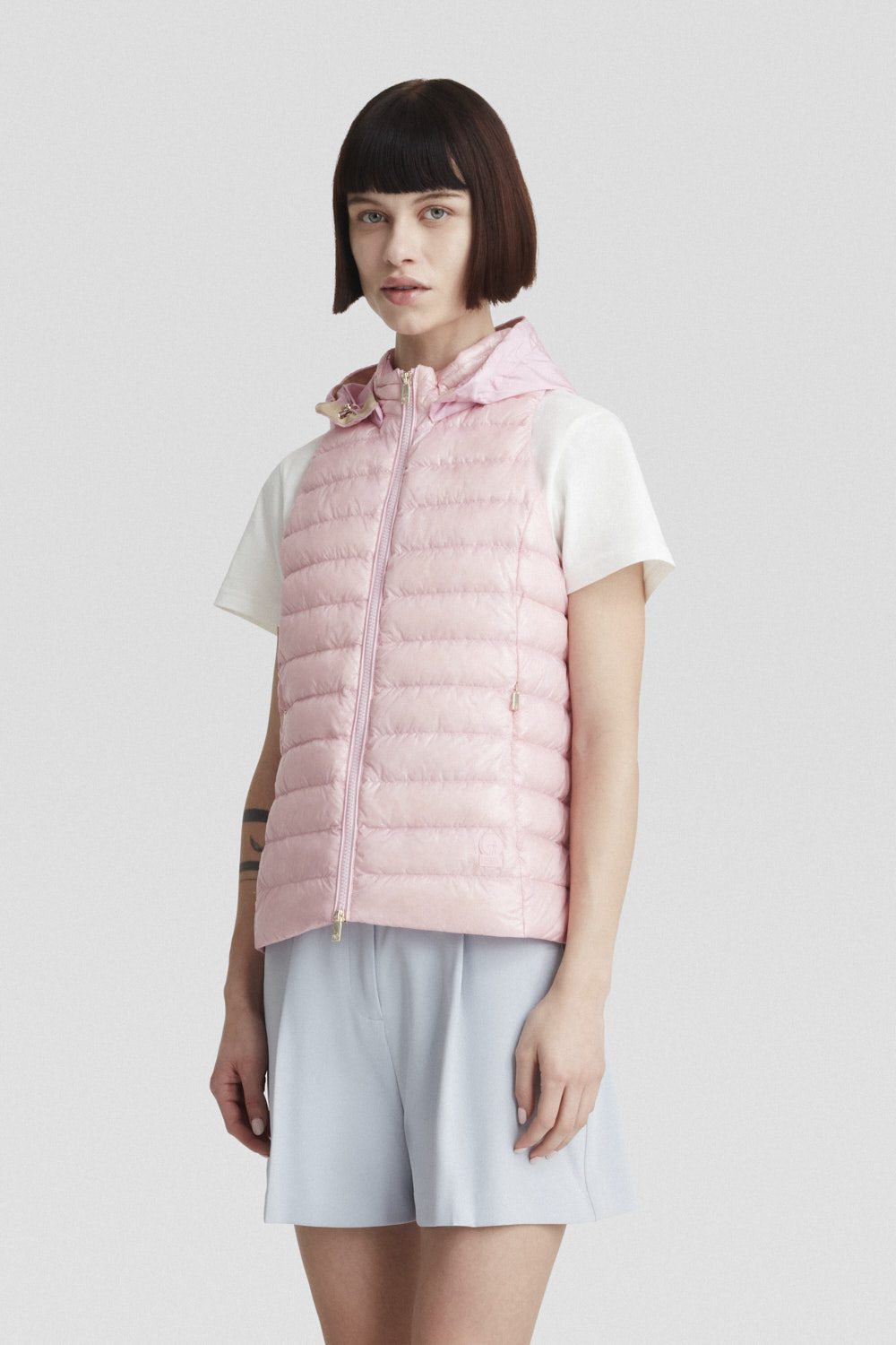 ciesse-outdoor-alya-daunenweste-damen-pastellrosa-kapuze image 2
