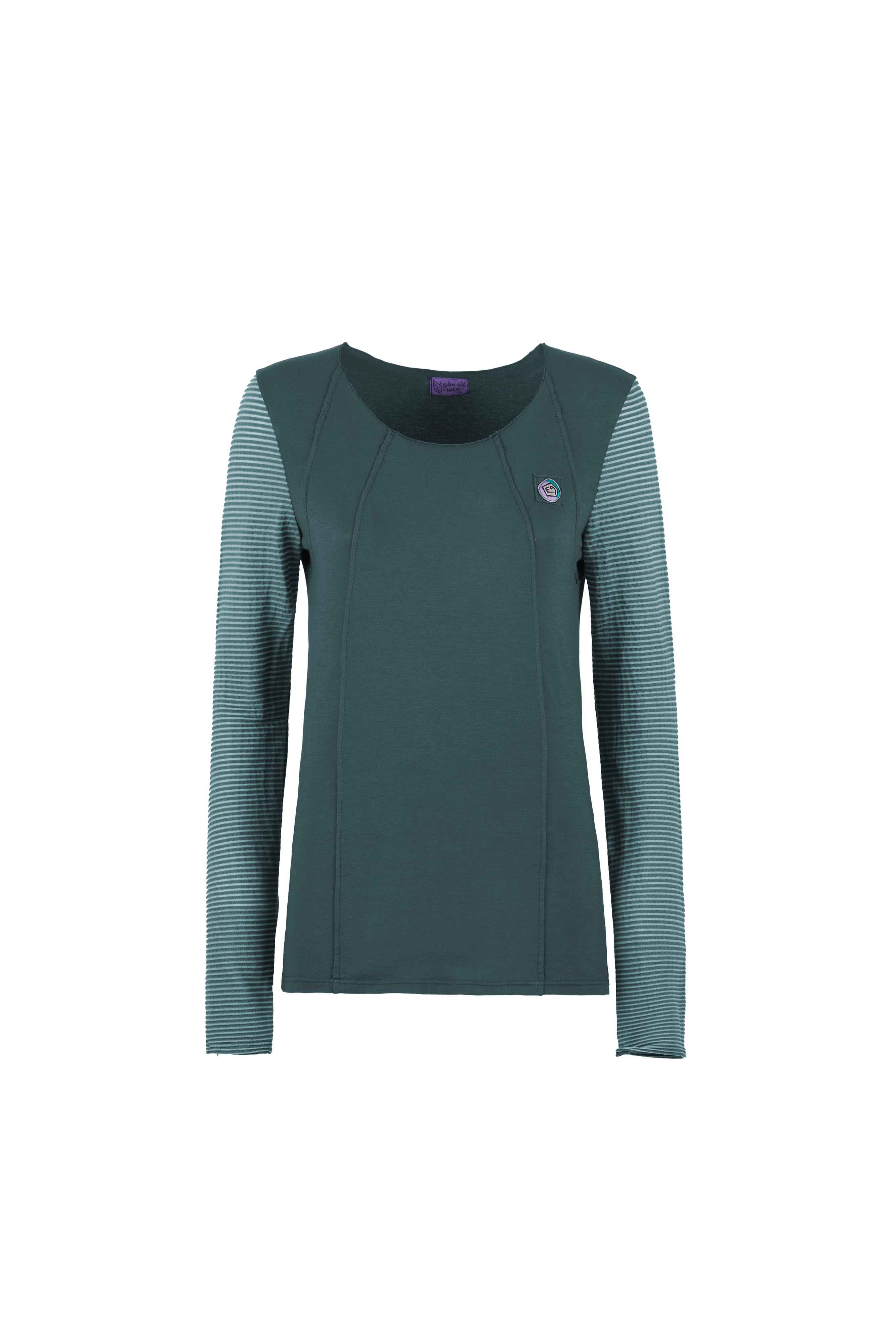 e9-iride-langarmshirt-blackboard-regular-fit image 8