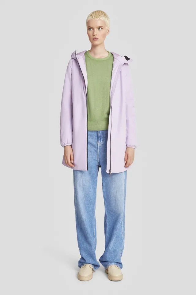 ciesse-winterjacke-lila-lang-mit-kapuze-dwr-gef-ttert image 1