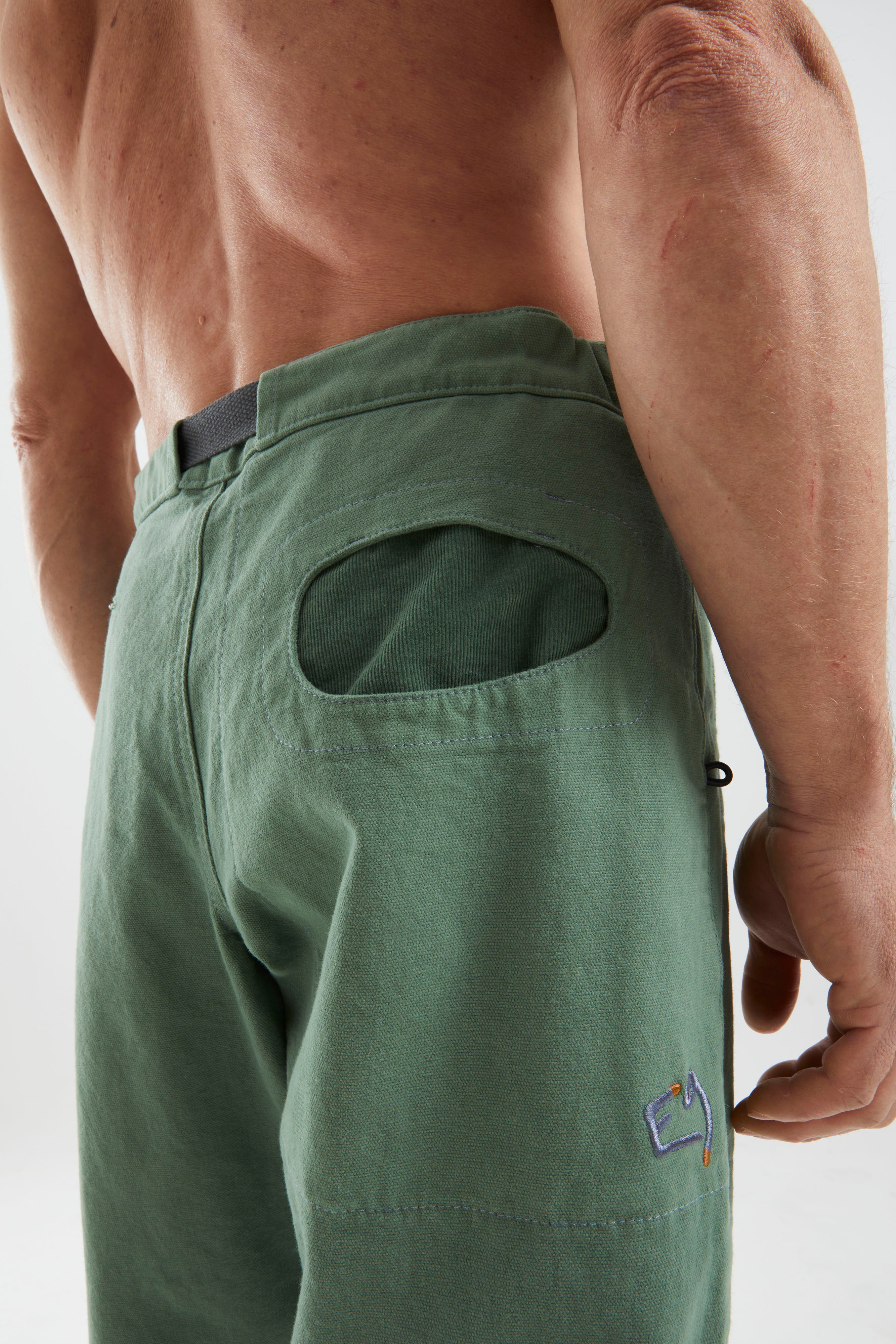 e9-rondo-belt-kletterhose-agave-bio-baumwolle image 3
