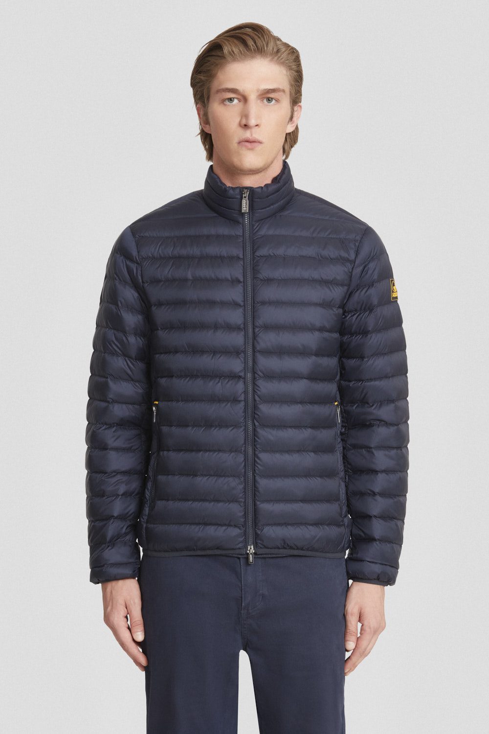 ciesse-outdoor-daunenjacke-herren-blau-ohne-kapuze-800-fill image 1