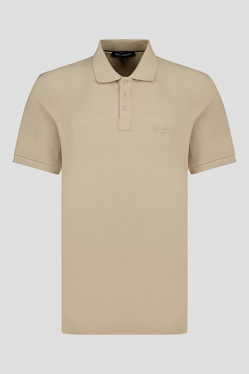 ciesse-outdoor-polo-herren-beige-jersey-stretch-baumwolle image 5