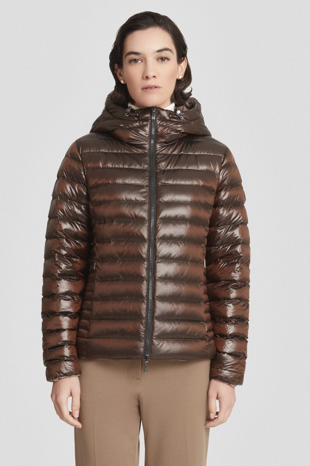 ciesse-outdoor-wende-daunenjacke-braun-kurz-reversibel image 2